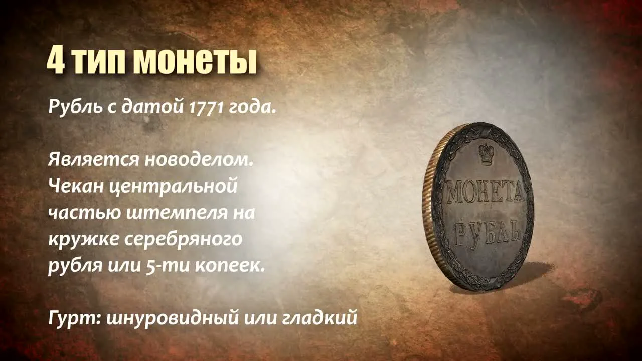 Four varieties of the Sestroretsk ruble