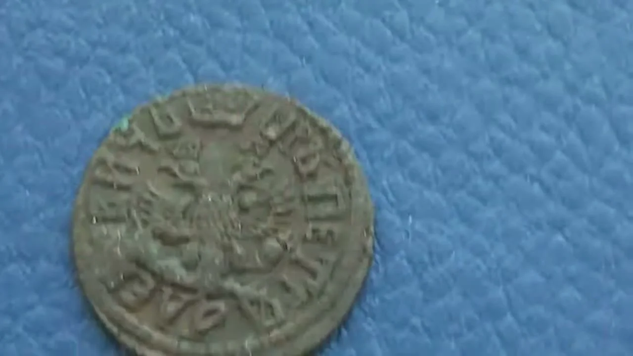 Die crack on antique coins: The example of Peter I's polushka