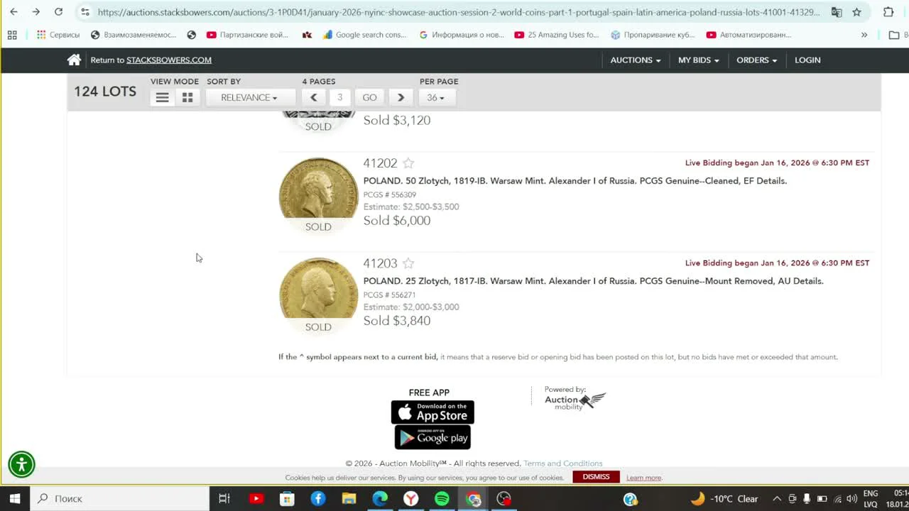 Редкие монеты Польши времен Александра I