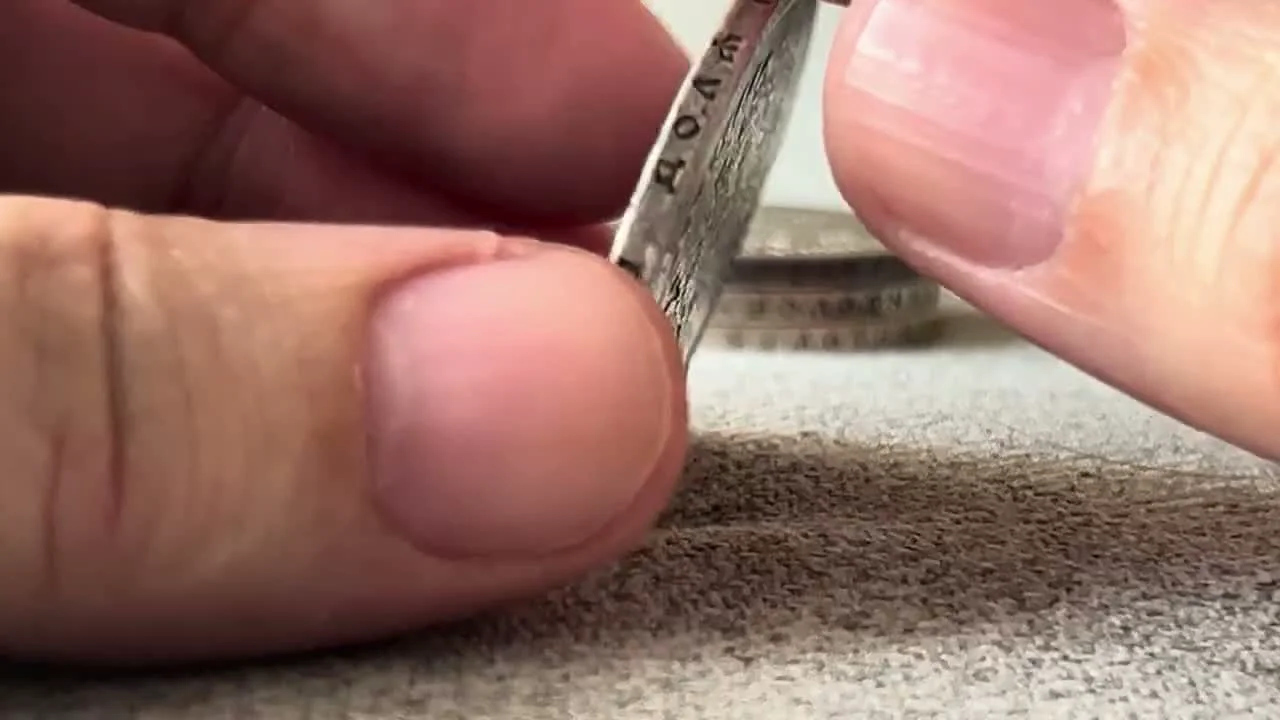 Evolution of the Numeral '4' on the Edge of Nicholas II Rubles