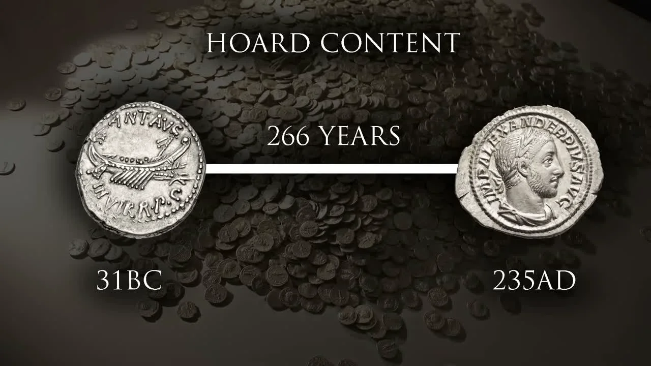 Долгая жизнь легионерских денариев Марка Антония